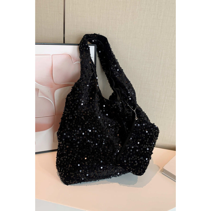 Sequin Polyester Handbag Apparel and Accessories