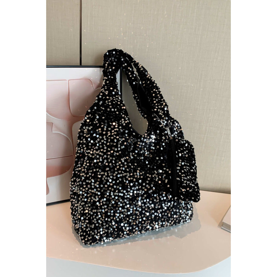 Sequin Polyester Handbag Apparel and Accessories