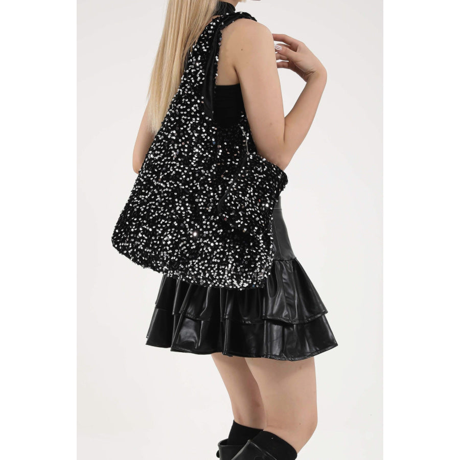 Sequin Polyester Handbag Apparel and Accessories