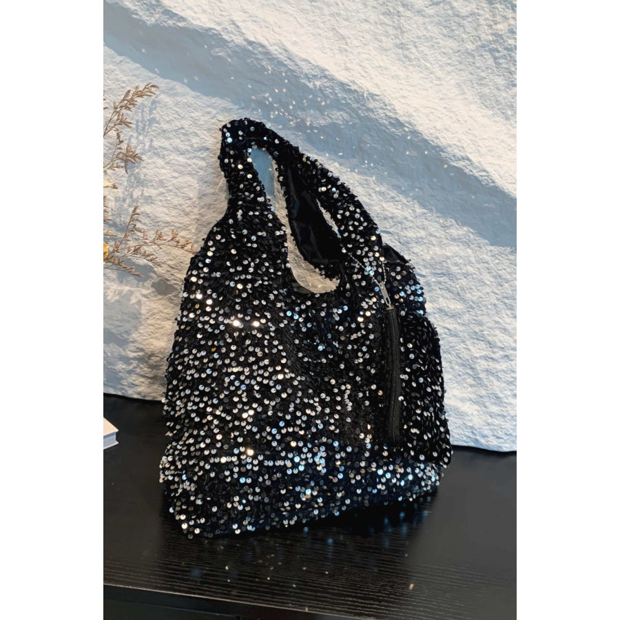 Sequin Polyester Handbag Apparel and Accessories