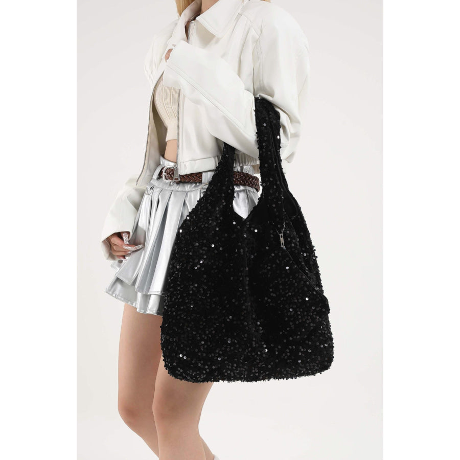 Sequin Polyester Handbag Apparel and Accessories