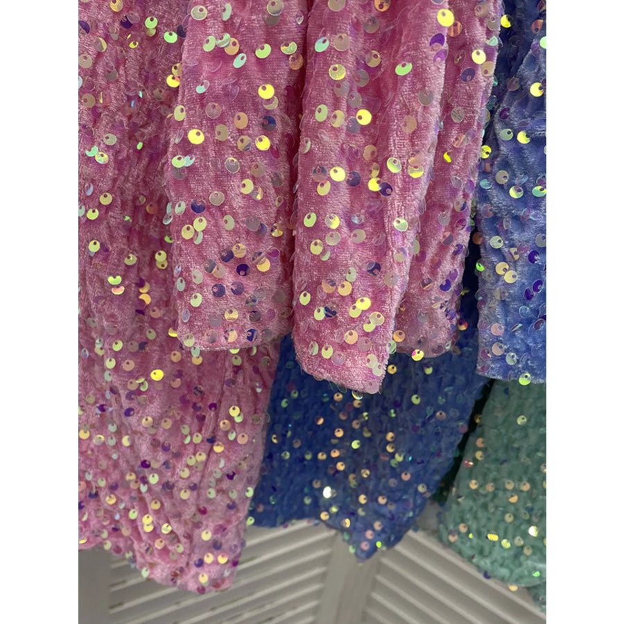 Sequin Short Sleeve T-Shirt Apparel and Accessories