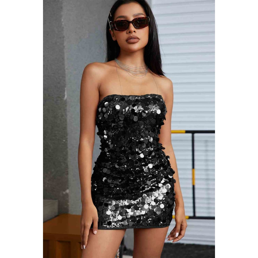 Drizzle Sequin Tube Dress