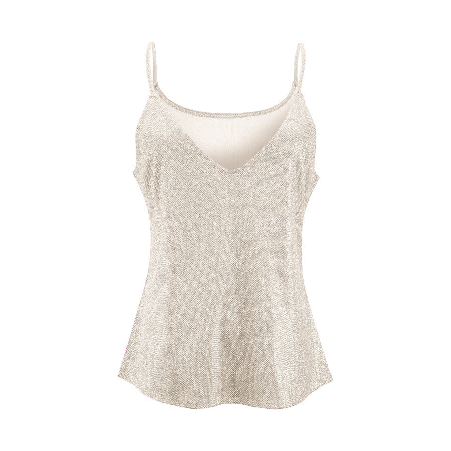 Sequin V-Neck Cami Apparel and Accessories