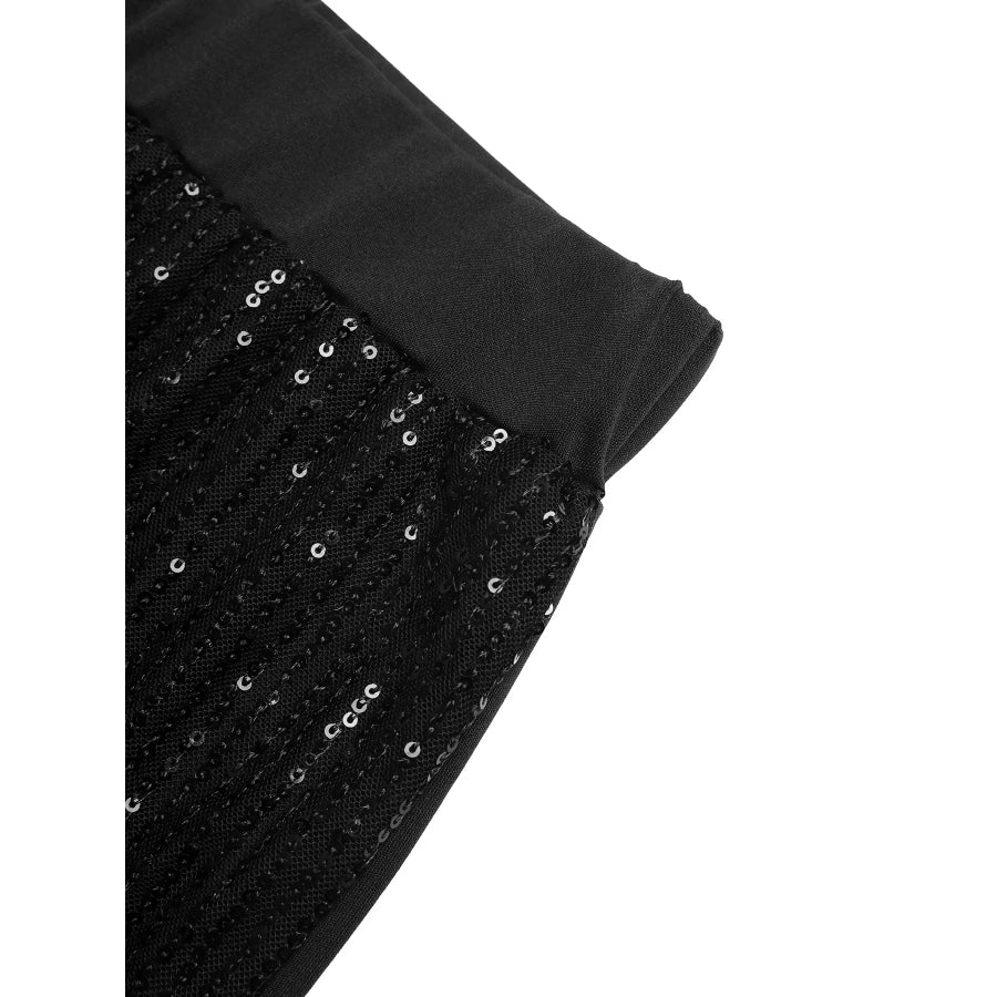Sequin Wide Leg Pants Apparel and Accessories