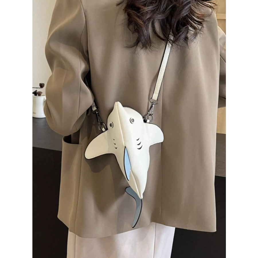 Shark Design Crossbody Bag Apparel and Accessories