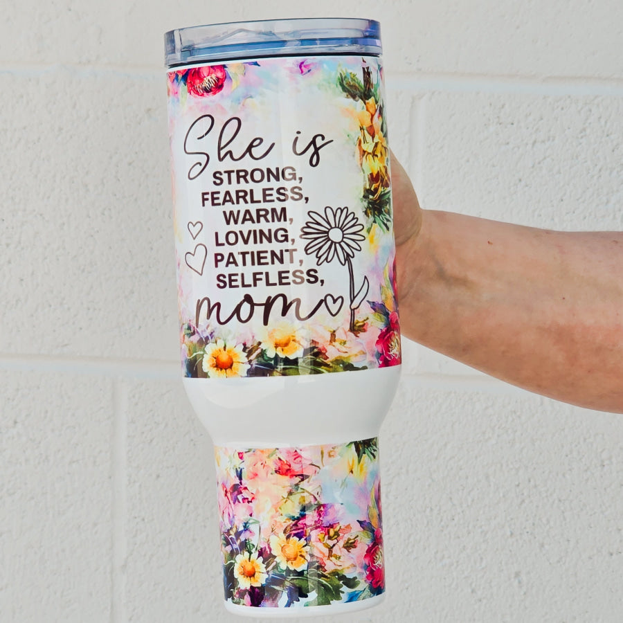 She Is Mom 40oz Tumbler Tumbler