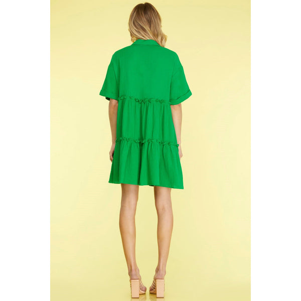 slim fit dress slacks She & Sky Ruffle Sleeve Woven Midi Easter Dress with Tie Back Detail   Hometown Heritage Boutique