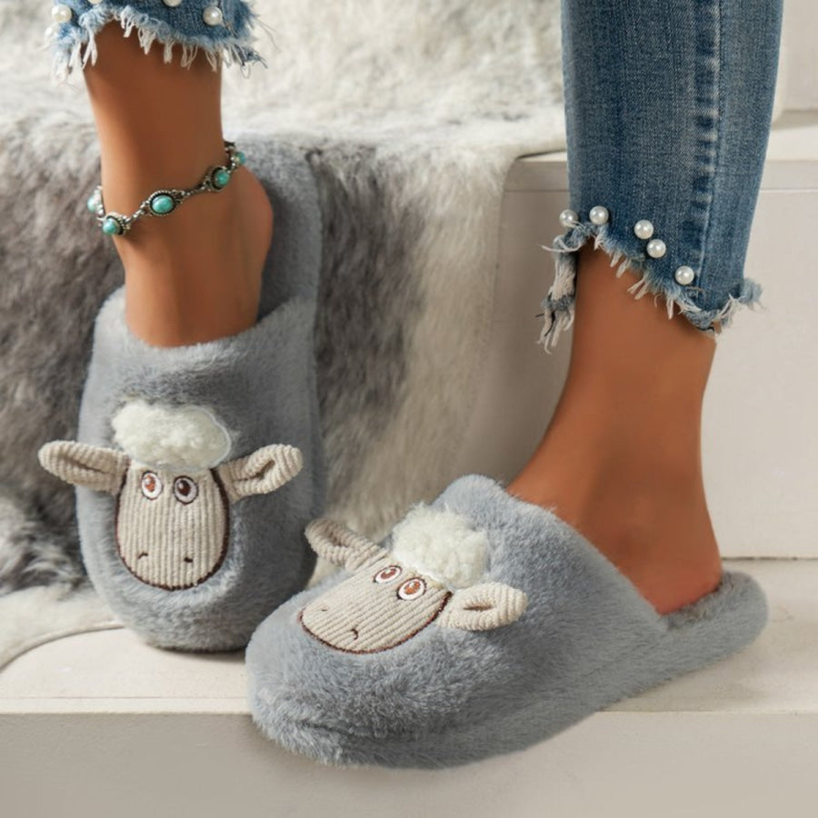 Sheep Round Toe Slippers Apparel and Accessories