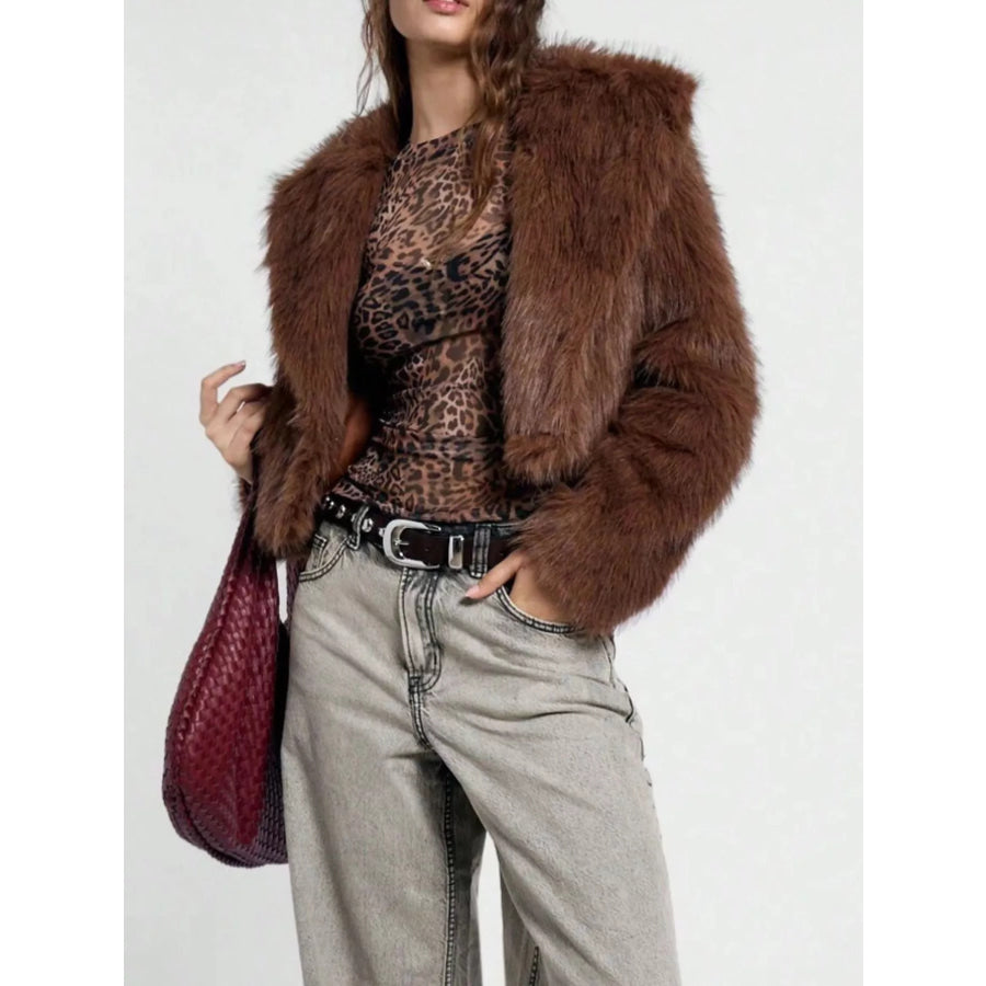 Sheer Leopard Print Long Sleeve Blouse Apparel and Accessories