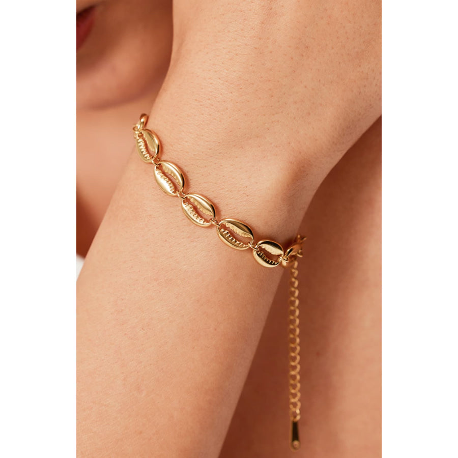 Shell Stainless Steel Bracelet Gold / One Size