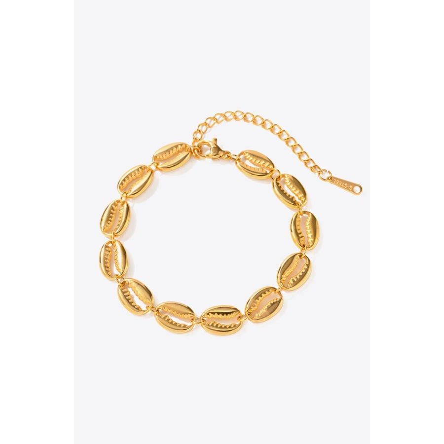 Shell Stainless Steel Bracelet Gold / One Size