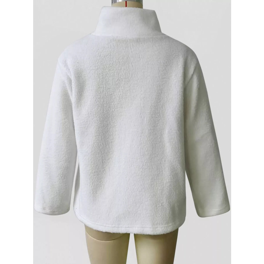 Sherpa Fleece Zip Up Outerwear Apparel and Accessories