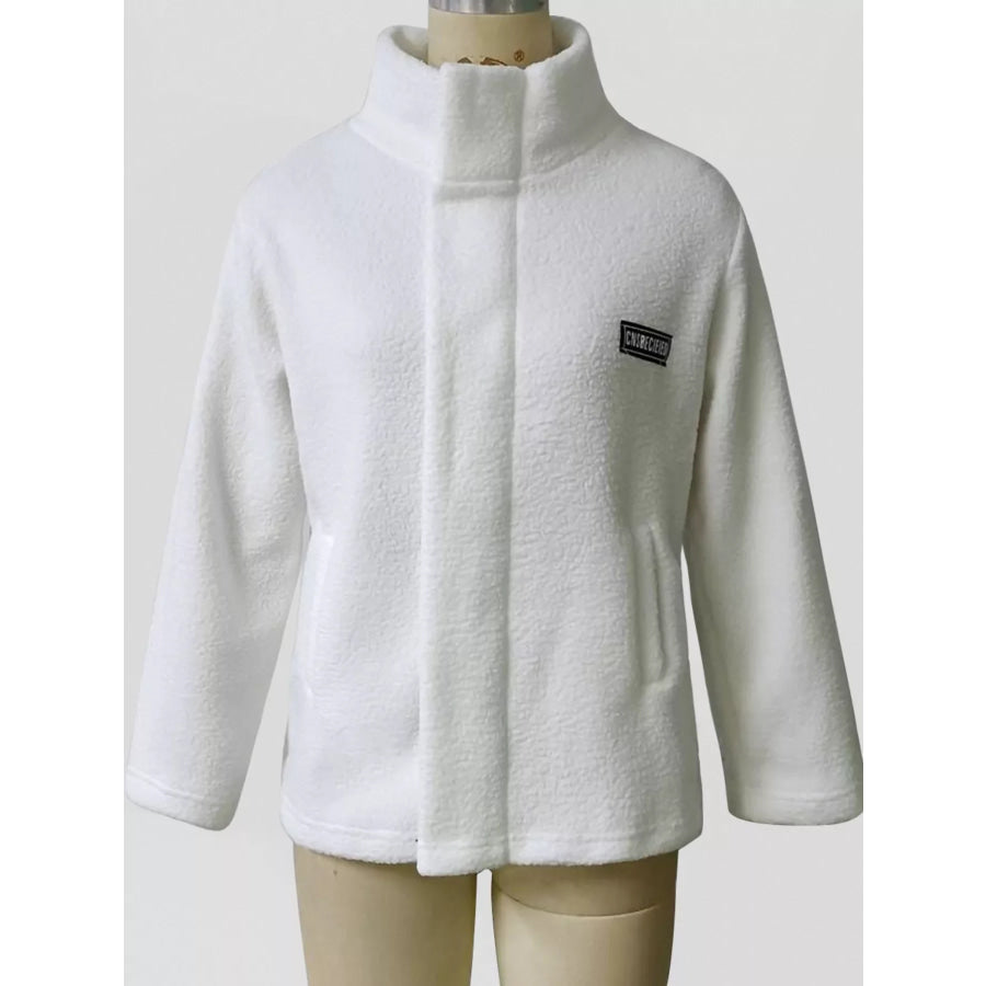 Sherpa Fleece Zip Up Outerwear Apparel and Accessories