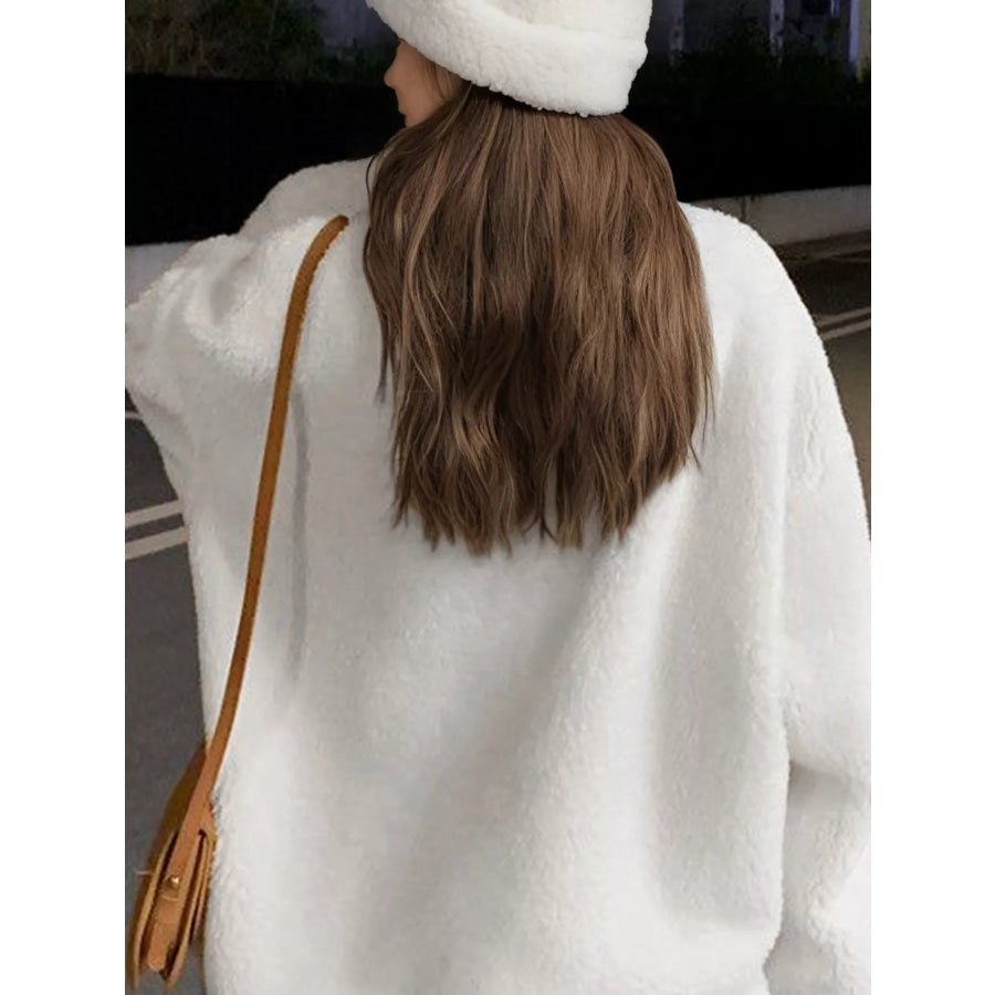 Sherpa Fleece Zip Up Outerwear Apparel and Accessories