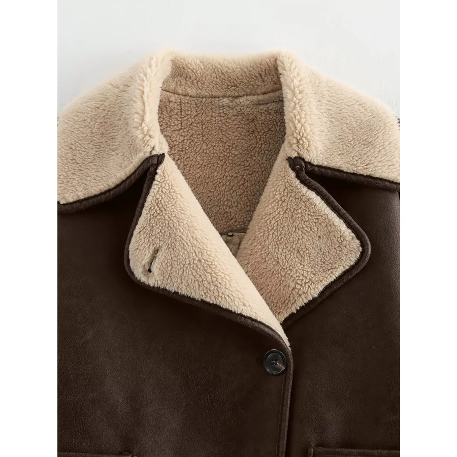 Sherpa Lined Button Down Outerwear Apparel and Accessories