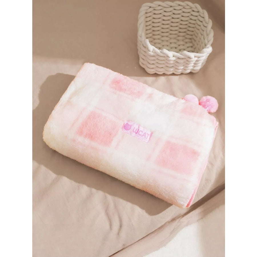 Sherpa Pet Blanket Blush Pink / S Apparel and Accessories
