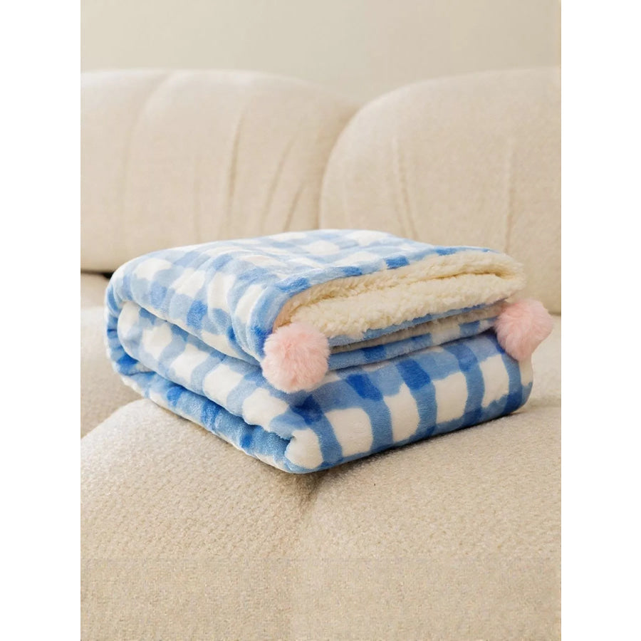 Sherpa Pet Blanket Sky Blue / S Apparel and Accessories