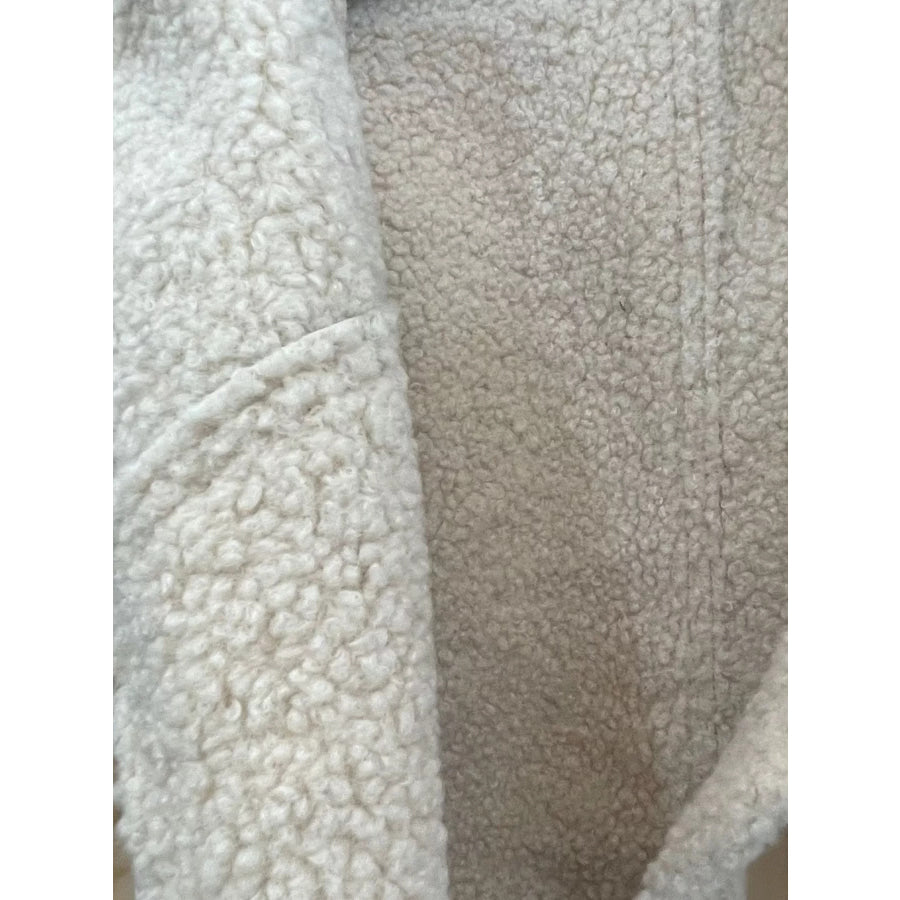Sherpa Trim Cropped Jacket Apparel and Accessories