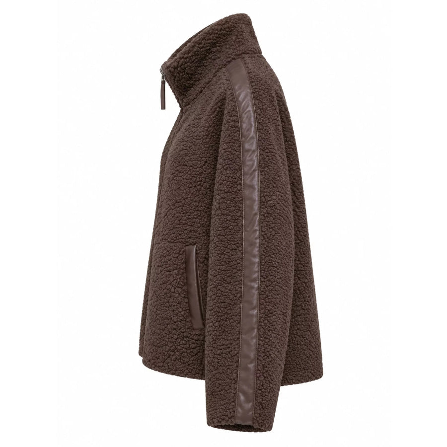 Sherpa Zip-Up Outerwear Apparel and Accessories