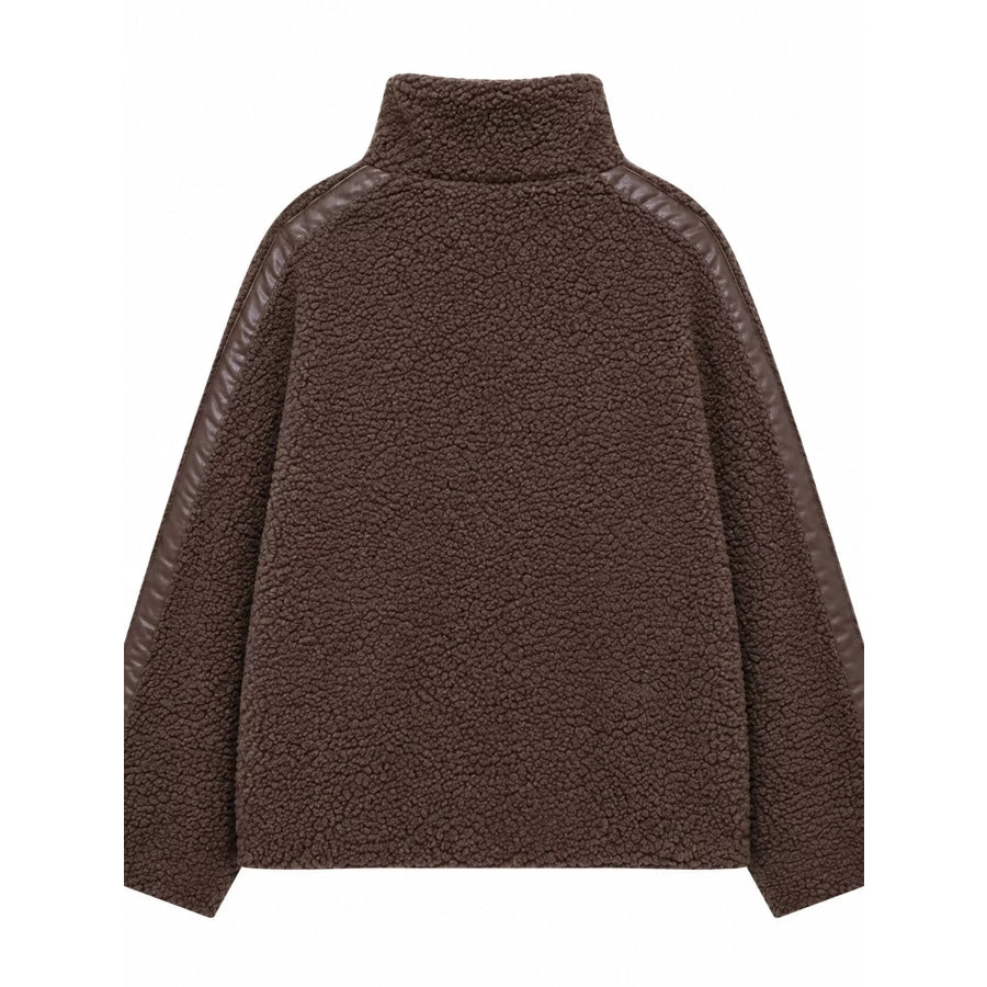 Sherpa Zip-Up Outerwear Apparel and Accessories