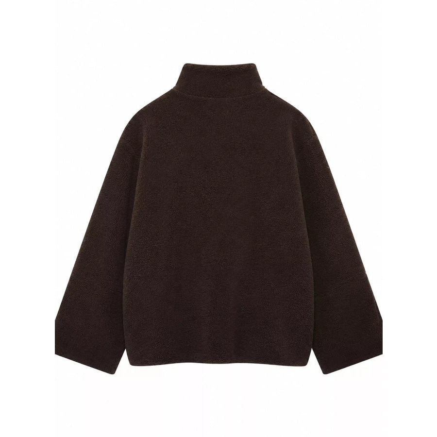 Sherpa Zip-Up Outerwear Apparel and Accessories