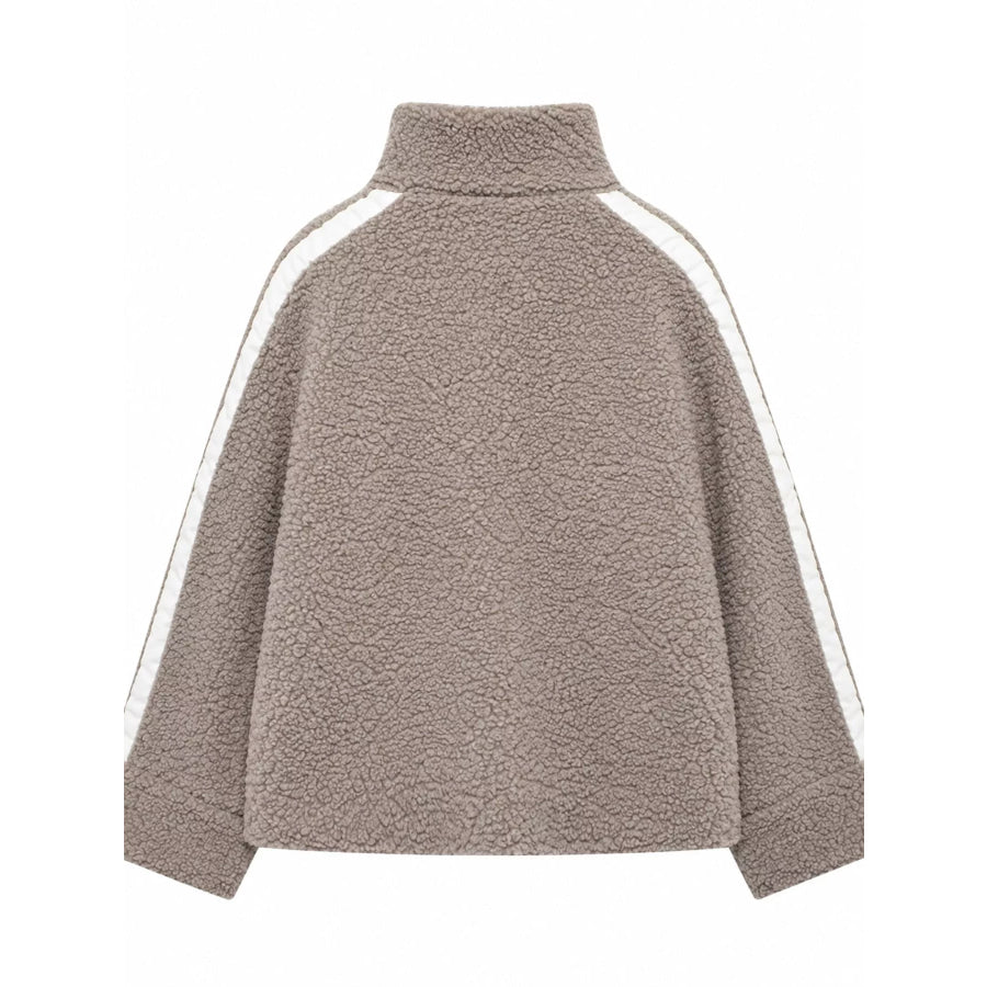 Sherpa Zip-Up Outerwear Apparel and Accessories