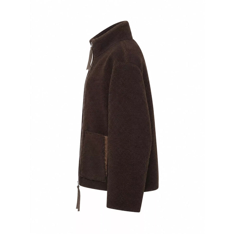 Sherpa Zip-Up Outerwear Apparel and Accessories