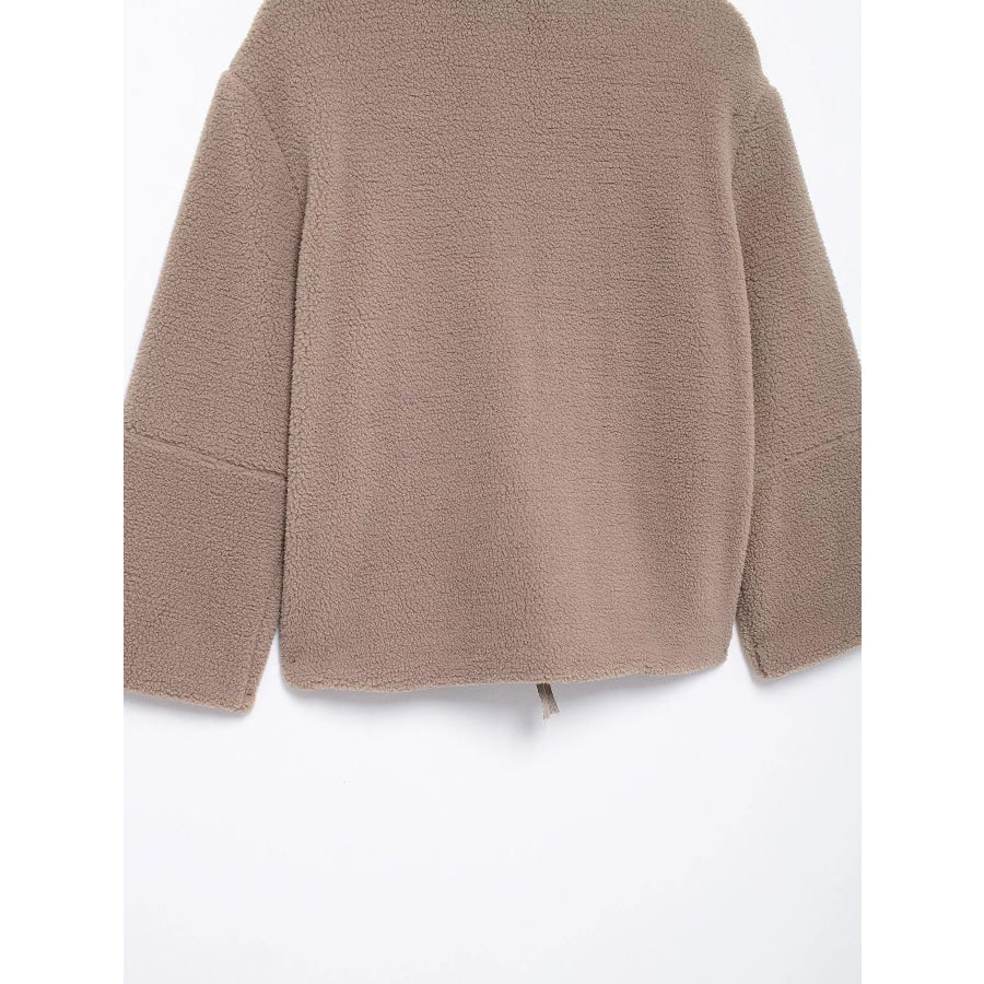 Sherpa Zip-Up Outerwear Apparel and Accessories