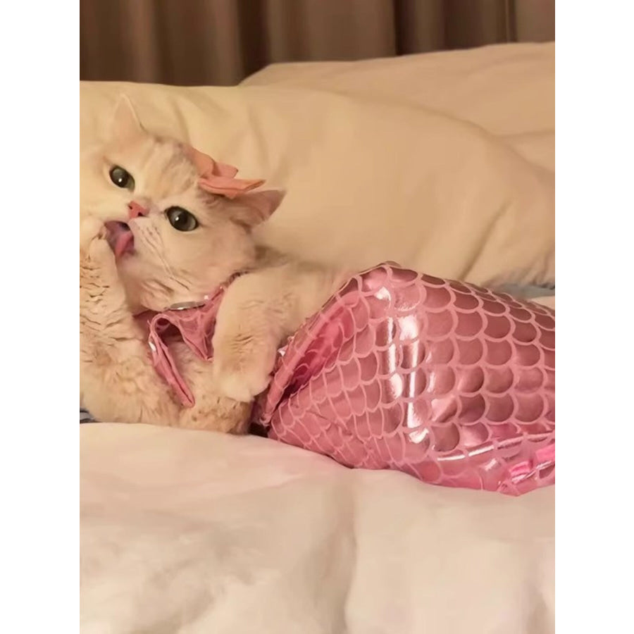 Shiny Mermaid Pet Costume Dress Apparel and Accessories