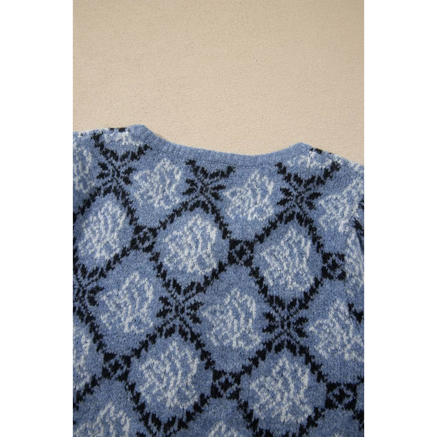 Short Sleeve Button Front Boho Knit Top Cardigan Apparel and Accessories