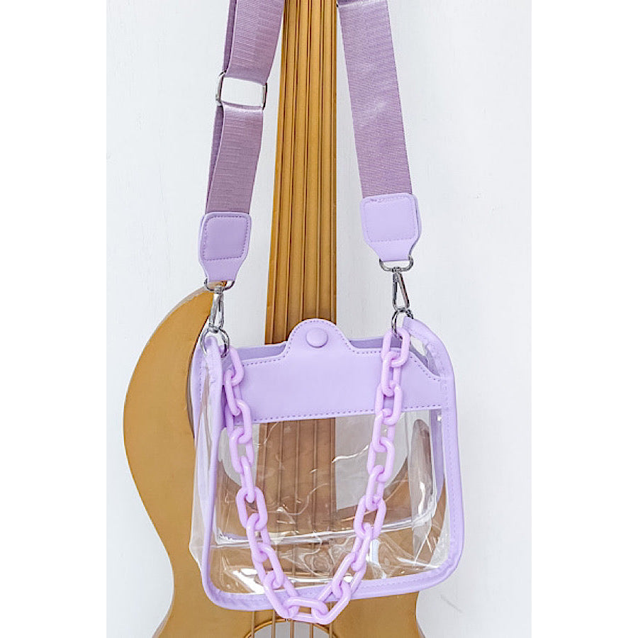 Show Off Purple Clear Crossbody WS 600 Accessories