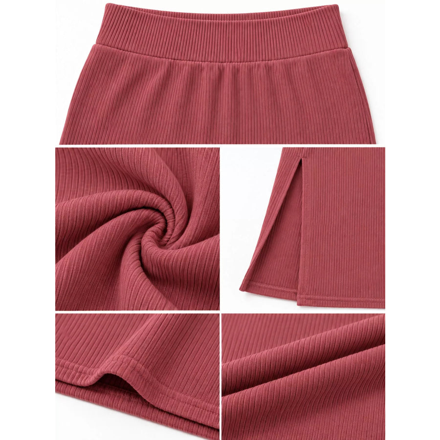 Side Slit Skirt Apparel and Accessories