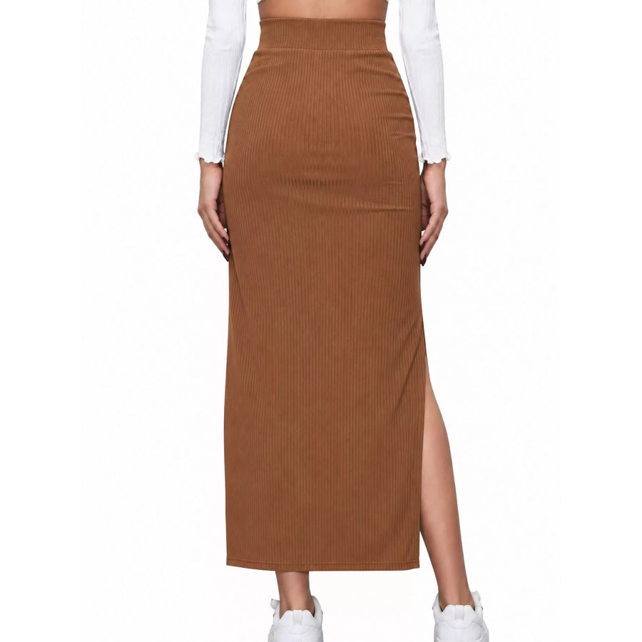 Side Slit Skirt Apparel and Accessories
