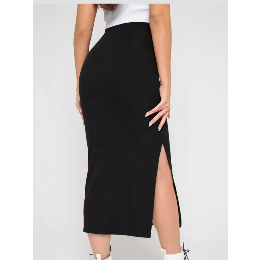 Side Slit Skirt Apparel and Accessories