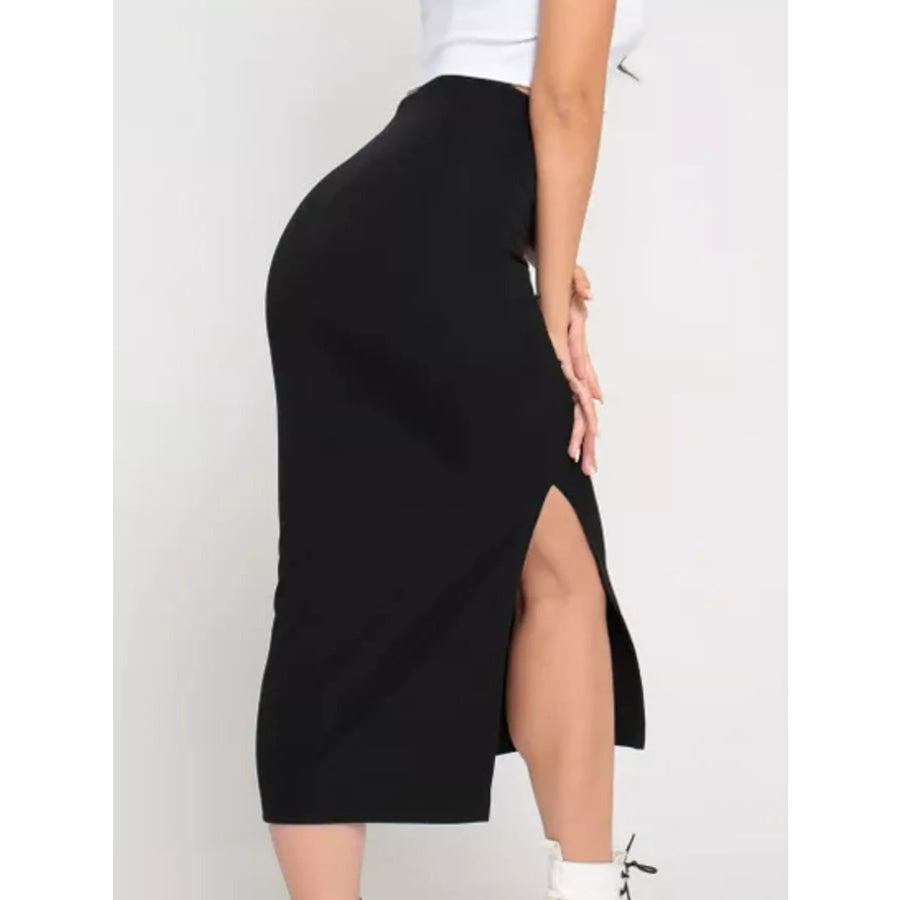 Side Slit Skirt Apparel and Accessories