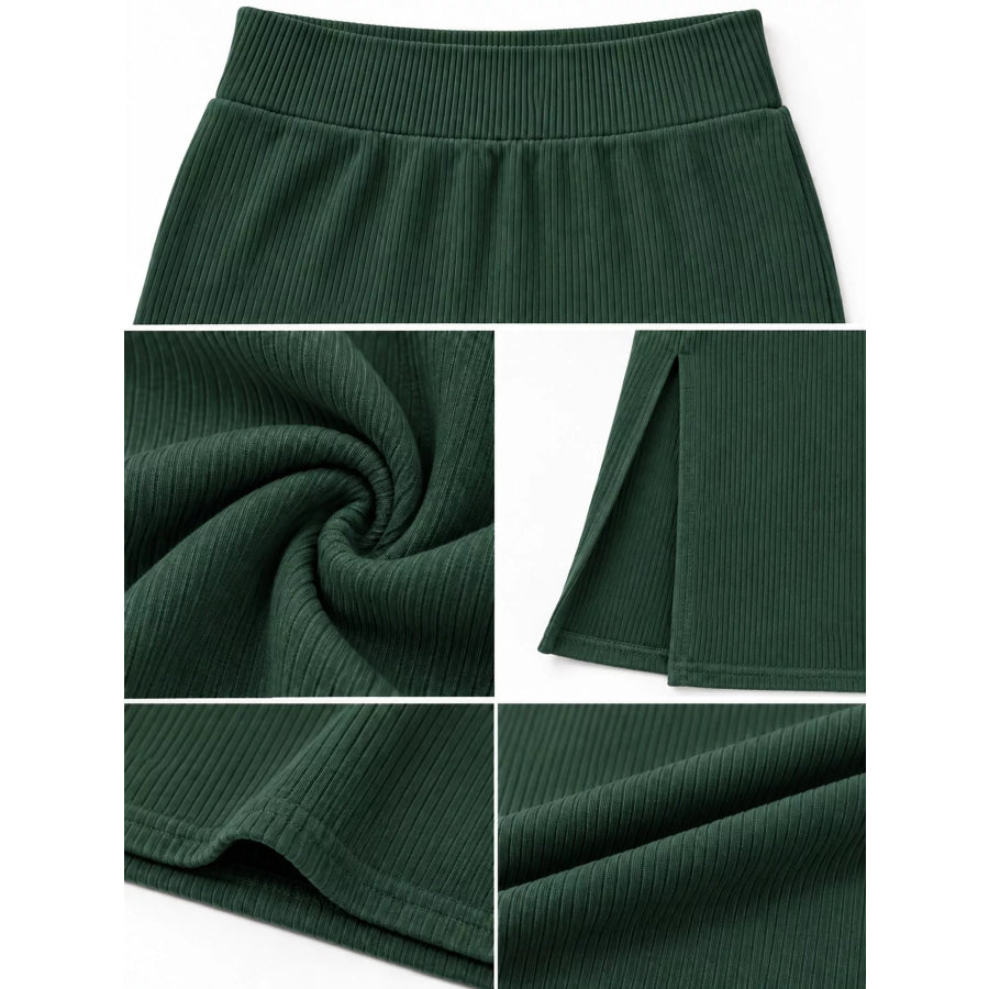 Side Slit Skirt Apparel and Accessories