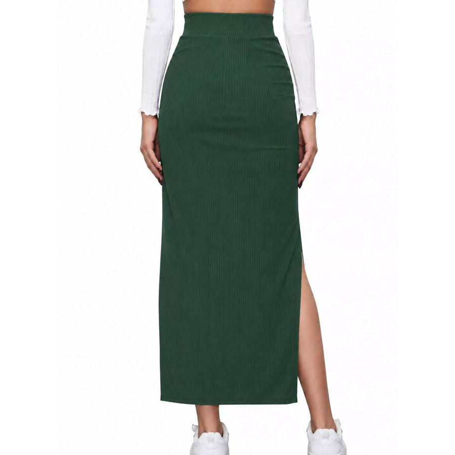 Side Slit Skirt Apparel and Accessories