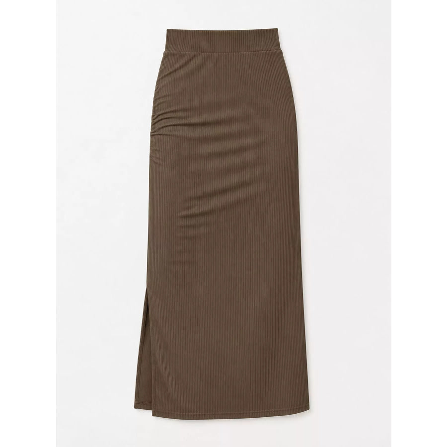 Side Slit Skirt Apparel and Accessories