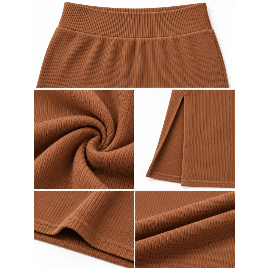 Side Slit Skirt Apparel and Accessories
