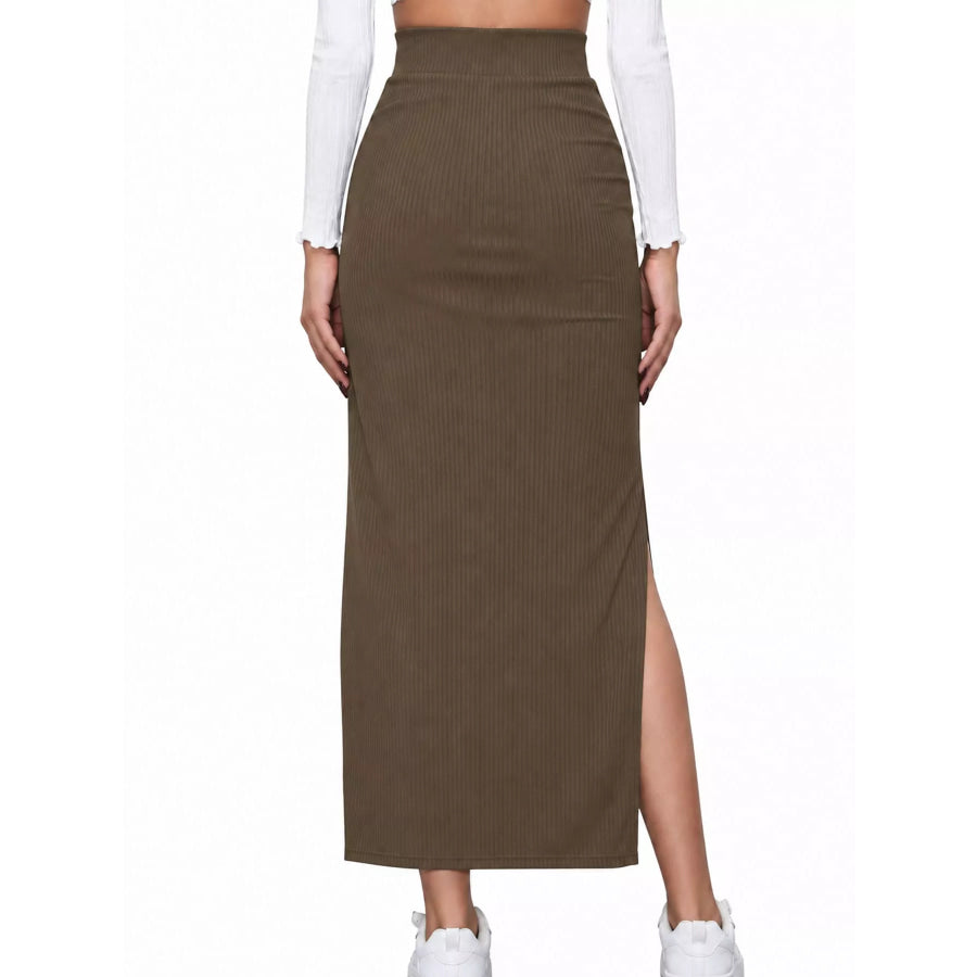 Side Slit Skirt Apparel and Accessories