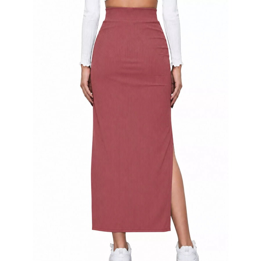 Side Slit Skirt Apparel and Accessories