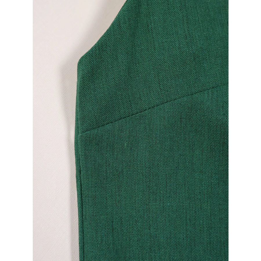 Side Slit Sleeveless Midi Dress Apparel and Accessories