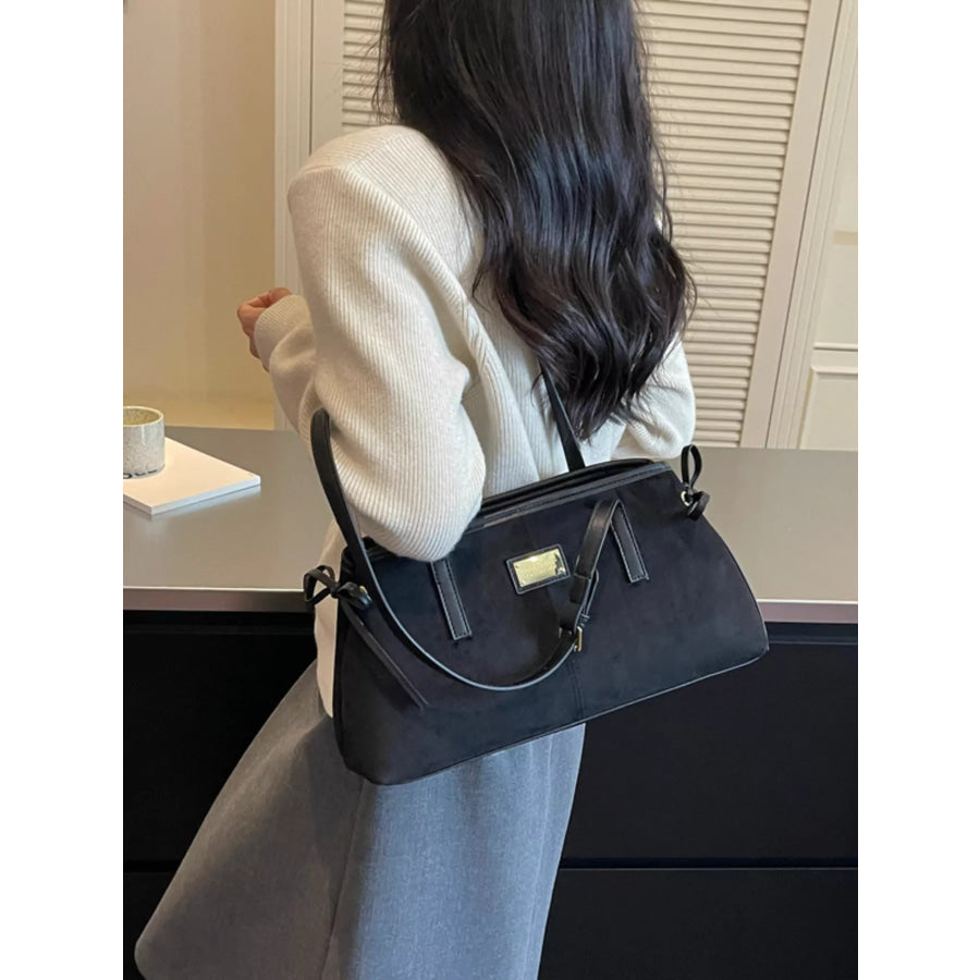 Side Tied Shoulder Bag Black / onesize Apparel and Accessories