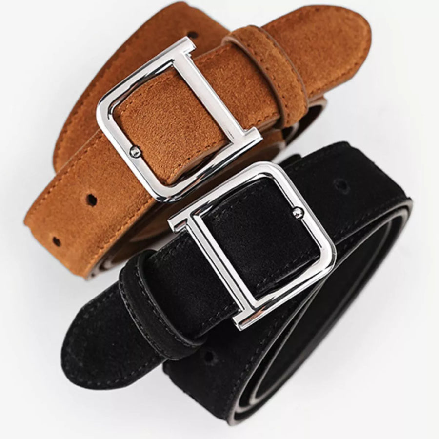Silver Buckle Belt Apparel and Accessories