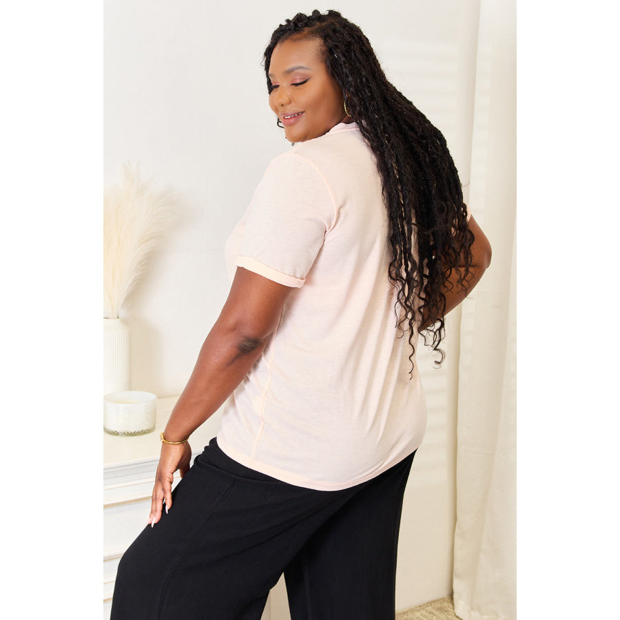 Simply Love BE KIND Graphic Round Neck T-Shirt Watermelon pink / S Apparel and Accessories