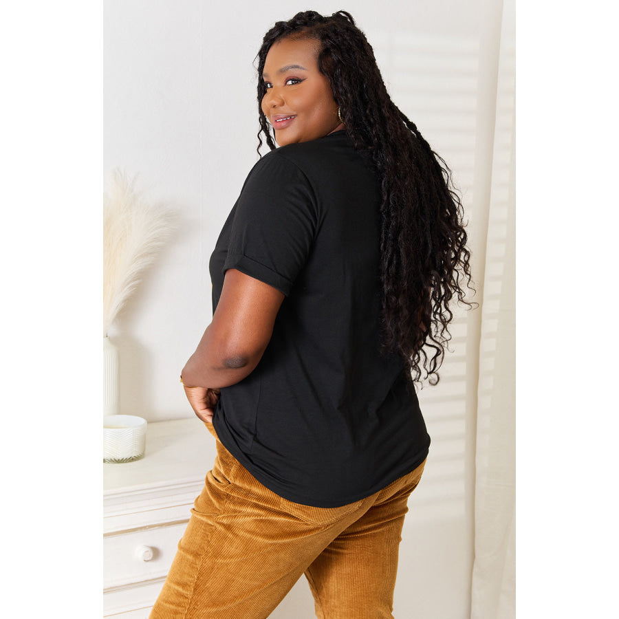 Simply Love BE KIND Graphic Round Neck T-Shirt Black / S Apparel and Accessories