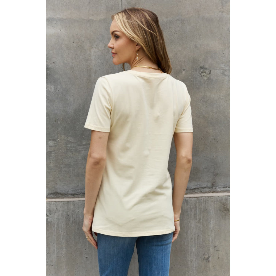 Simply Love Celestial Graphic Short Sleeve Cotton Tee