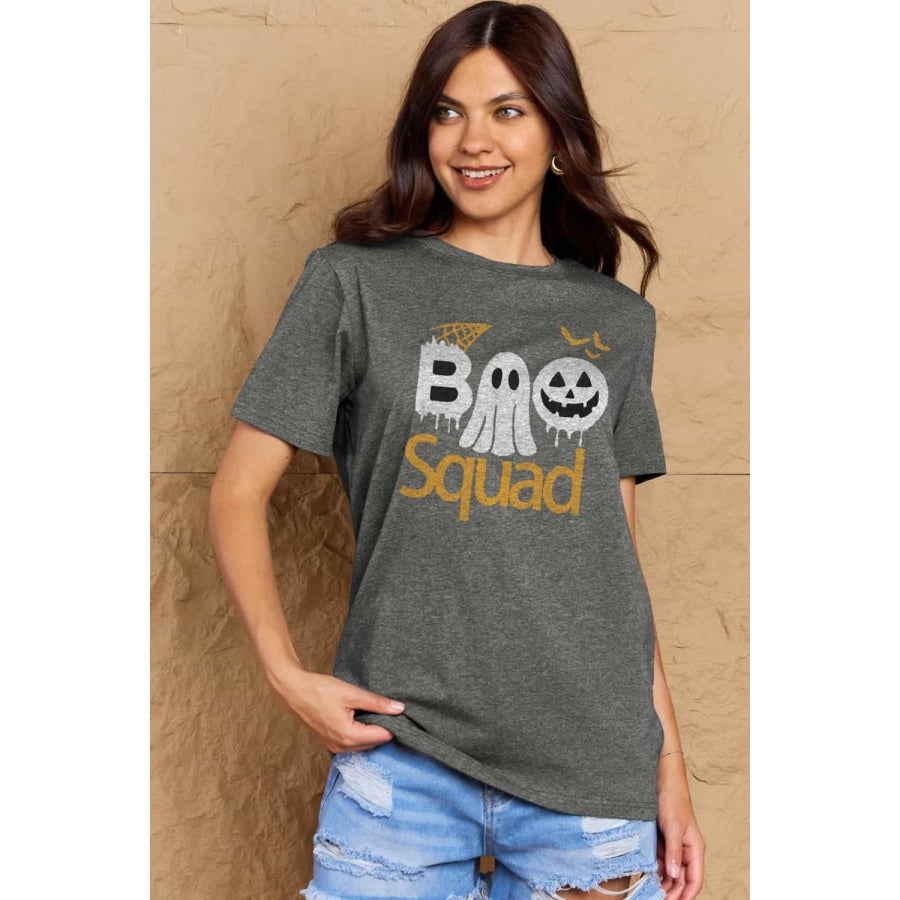 Simply Love Full Size BOO SQUAD Graphic Cotton T-Shirt