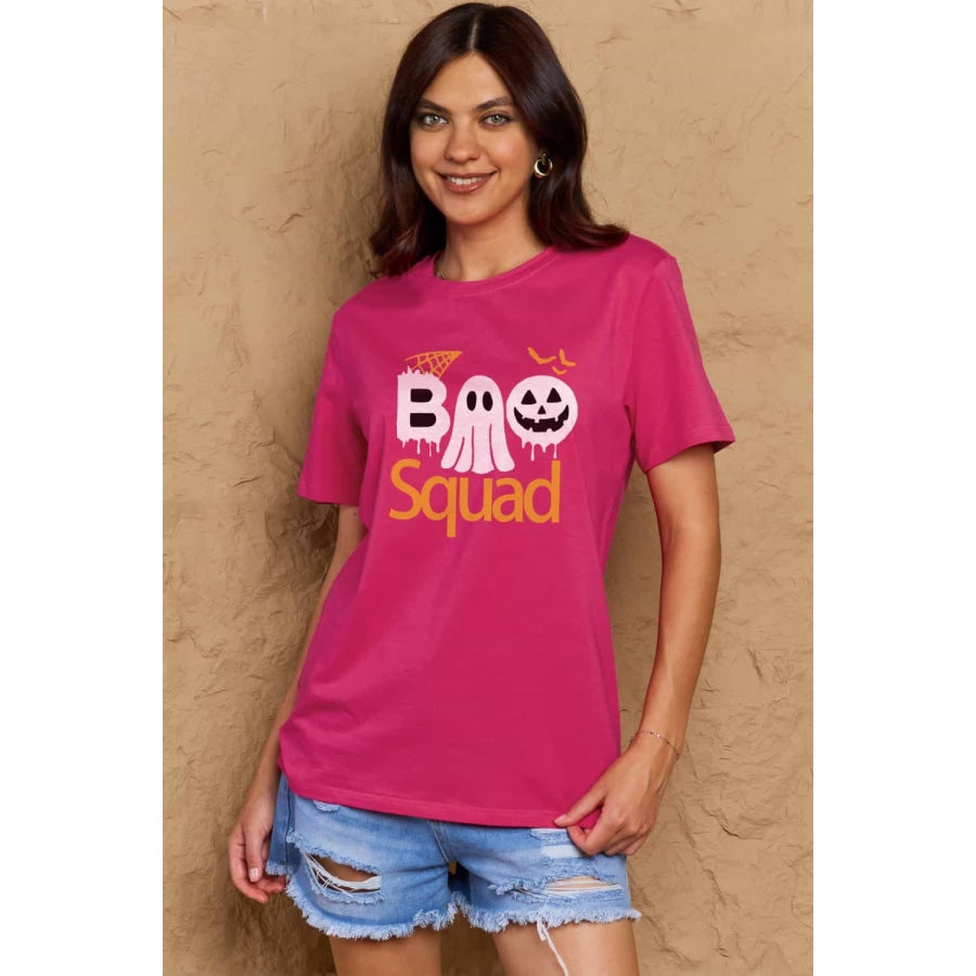 Simply Love Full Size BOO SQUAD Graphic Cotton T-Shirt